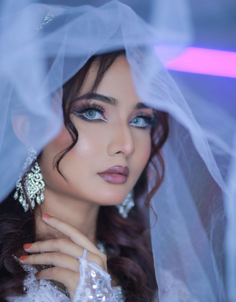 Bridal makeup by Purple Makeup Studio